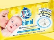 Salviettine detergenti fresh clean bimbi