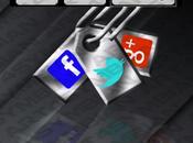 Flip Clock Widget Black White English