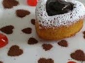 Cuoricini all' arancia salsa cioccolato