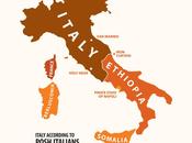 mappa degli stereotipi: continenti, nazioni popoli secondo preconcetti stratificati