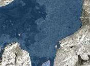 iceberg gigante alla deriva: immagini dallo spazio