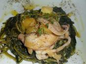 Calamaro cicoria Galatina, ananas caramellata timo