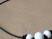 BIJOUX PERLE VETRO CUOIO parure