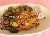 Paella vegetale zucchine trifolate