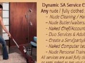 Sudafrica, cameriere idraulici nudi