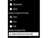 Salvare formato txt-pdf-csv SmsXtract