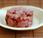 carne cruda: tartare vitello pomodori ciliegini semi secchi ananas