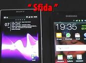 Sony Xperia sfida Samsung Galaxy differenze