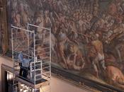 Firenze: pigmento nero usato Leonardo sotto affresco Vasari Salone Cinuqecento Palazzo Vecchio. traccia dell’affresco scomparso battaglia Anghiari”?