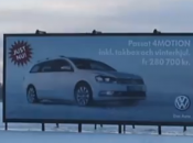 Volkswagen billboard invernale