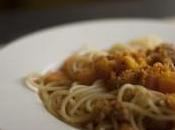 Spaghetti zucca tonno