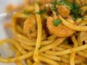 Bucatini sugo gamberi