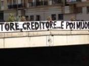 FOTO- Salerno esposto striscione minaccia morte l’ex presidente della ormai scomparsa Salernitana